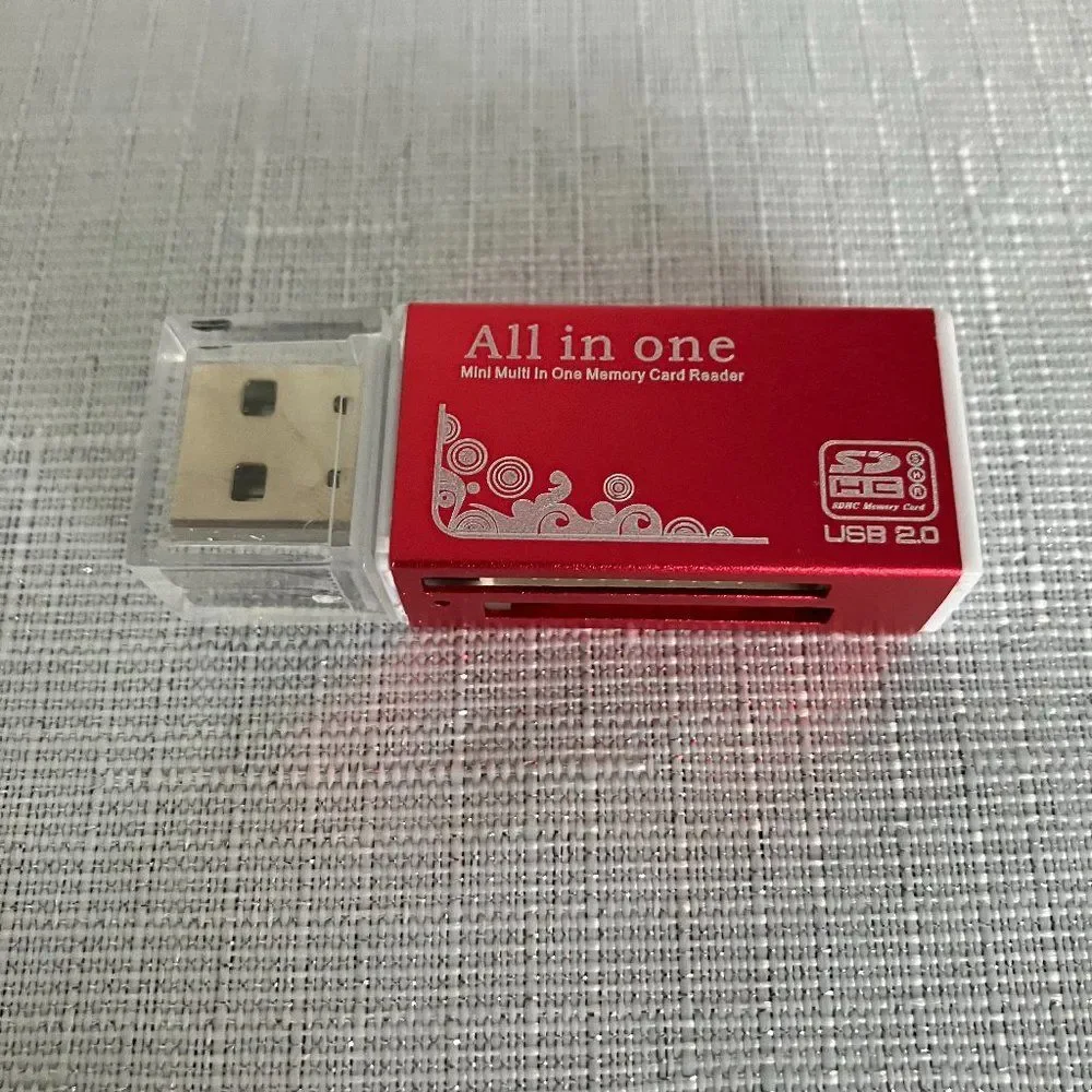 4-in-1 USB 2.0 Multi Mini Card Reader NIB